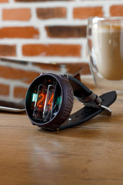 NIWA Nixie watch V 2.0 - Titanium Carina Nebula case