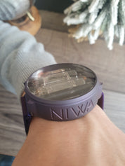 NIWA Nixie watch V 2.0 - Titanium Carina Nebula case