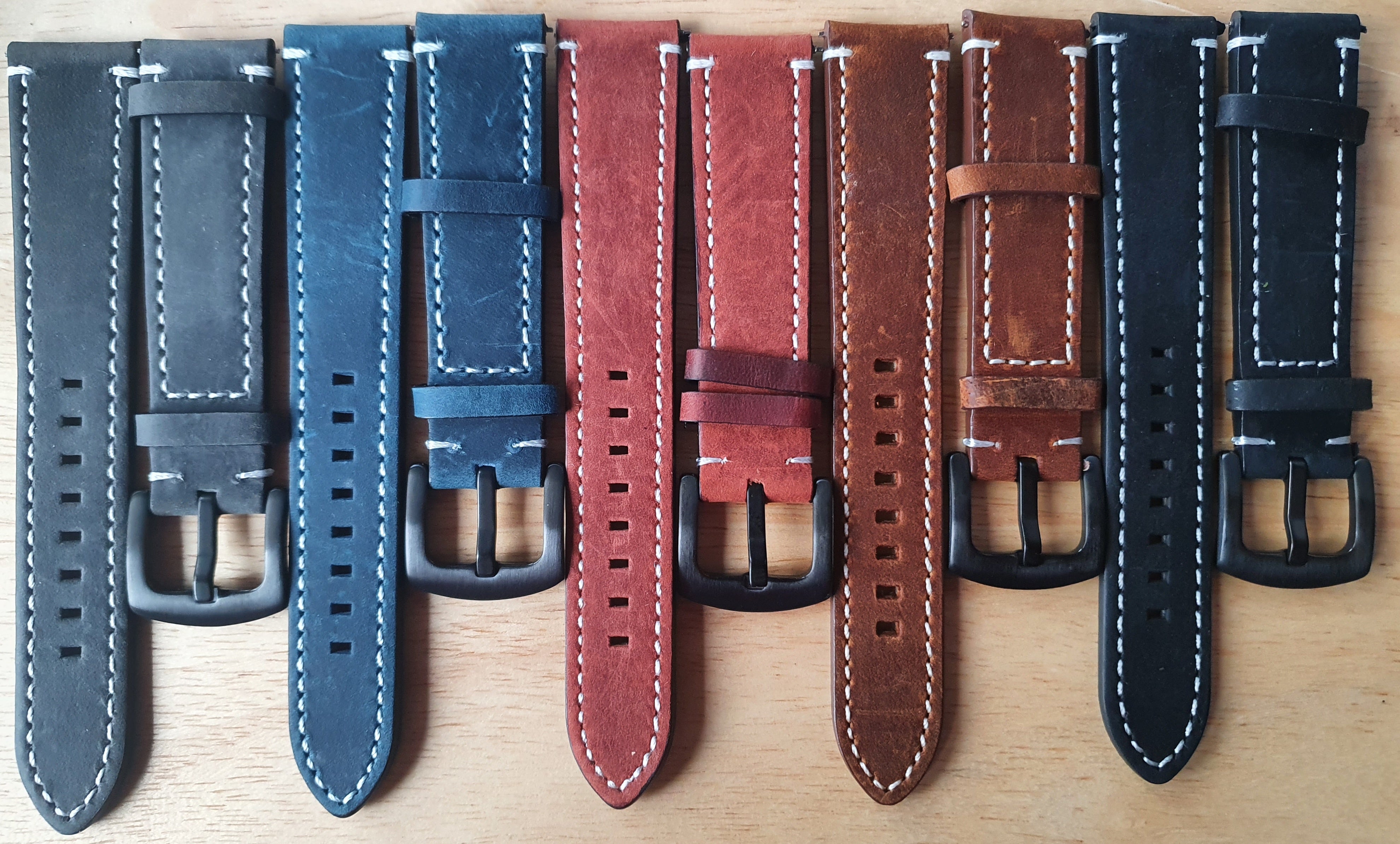 Leather band  for NIWA Lunokhod. Variations. Strap