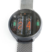 NIWA Nixie watch V 2.0 - Titanium moon gray case.