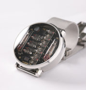 NIWA Lunokhod MAX watch. Polished mirror steel case.
