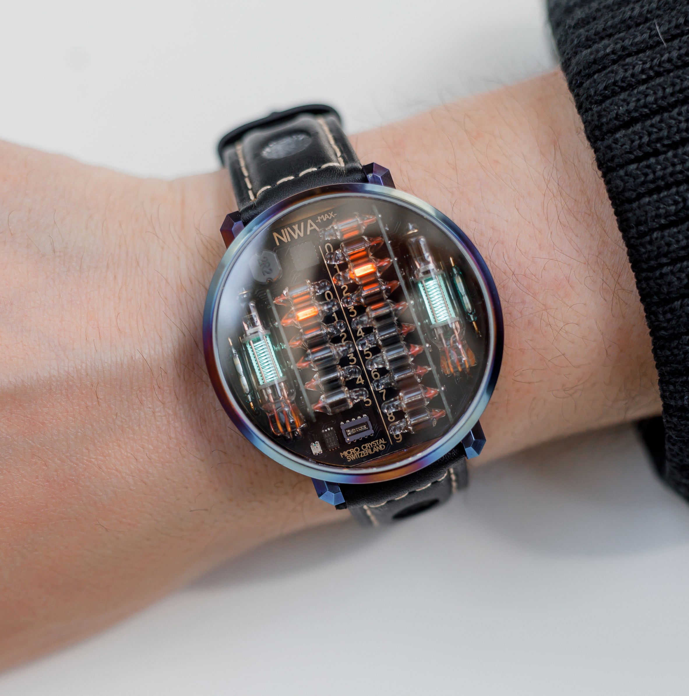 NIWA Lunokhod MAX watch. Stephan's Quintet case. – NIWA Watches store