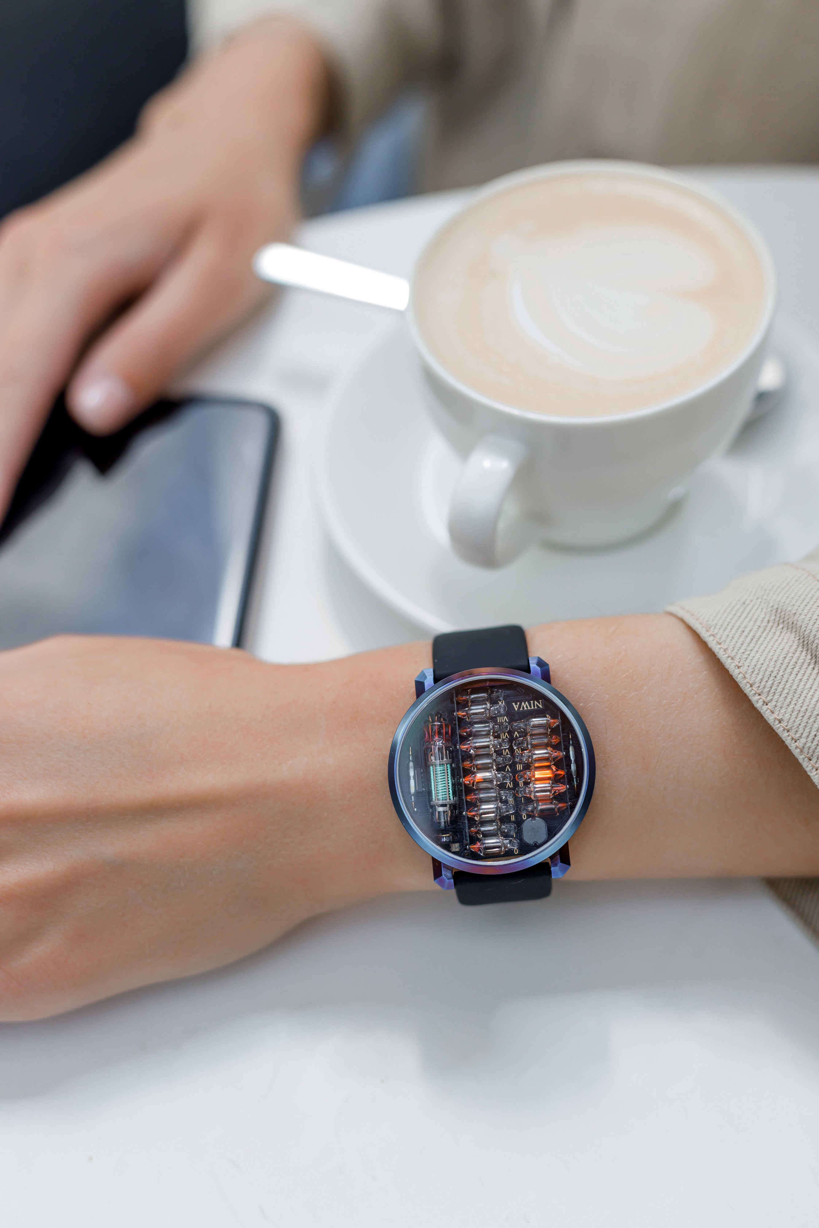 NIWA Lunokhod watch. Stephan's Quintet case.