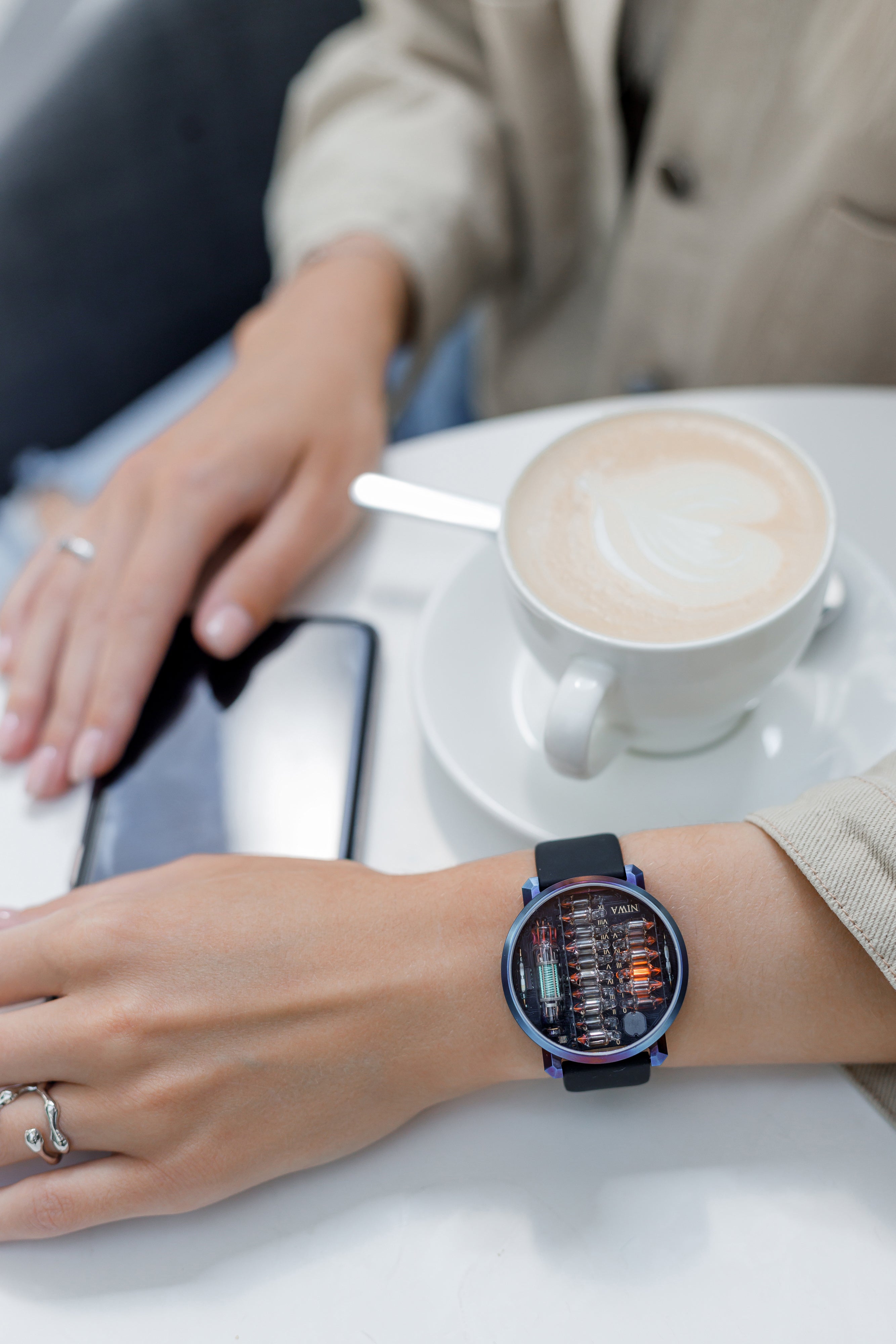 NIWA Lunokhod watch. Stephan's Quintet case.