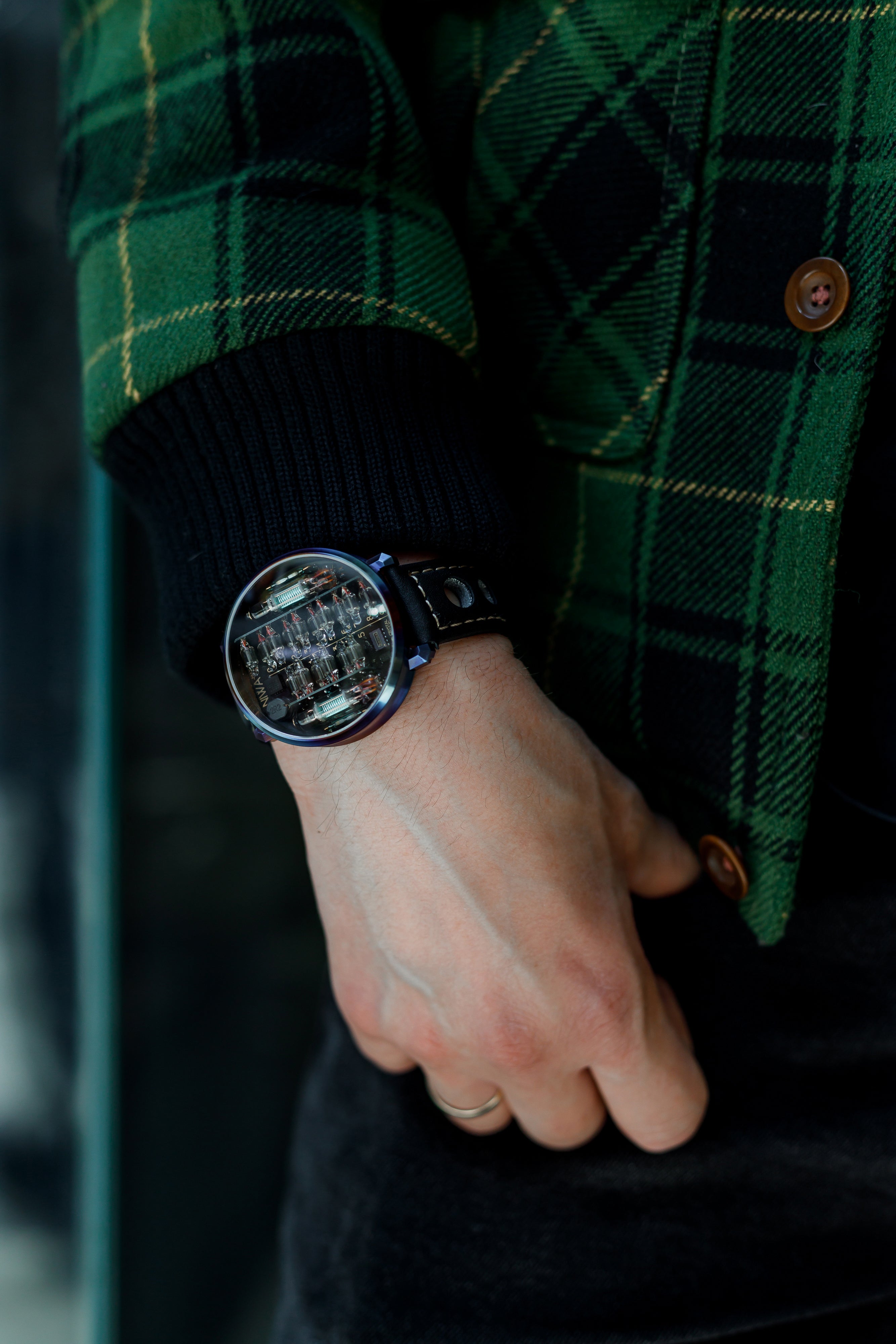 NIWA Lunokhod MAX watch. Stephan's Quintet case. – NIWA Watches store