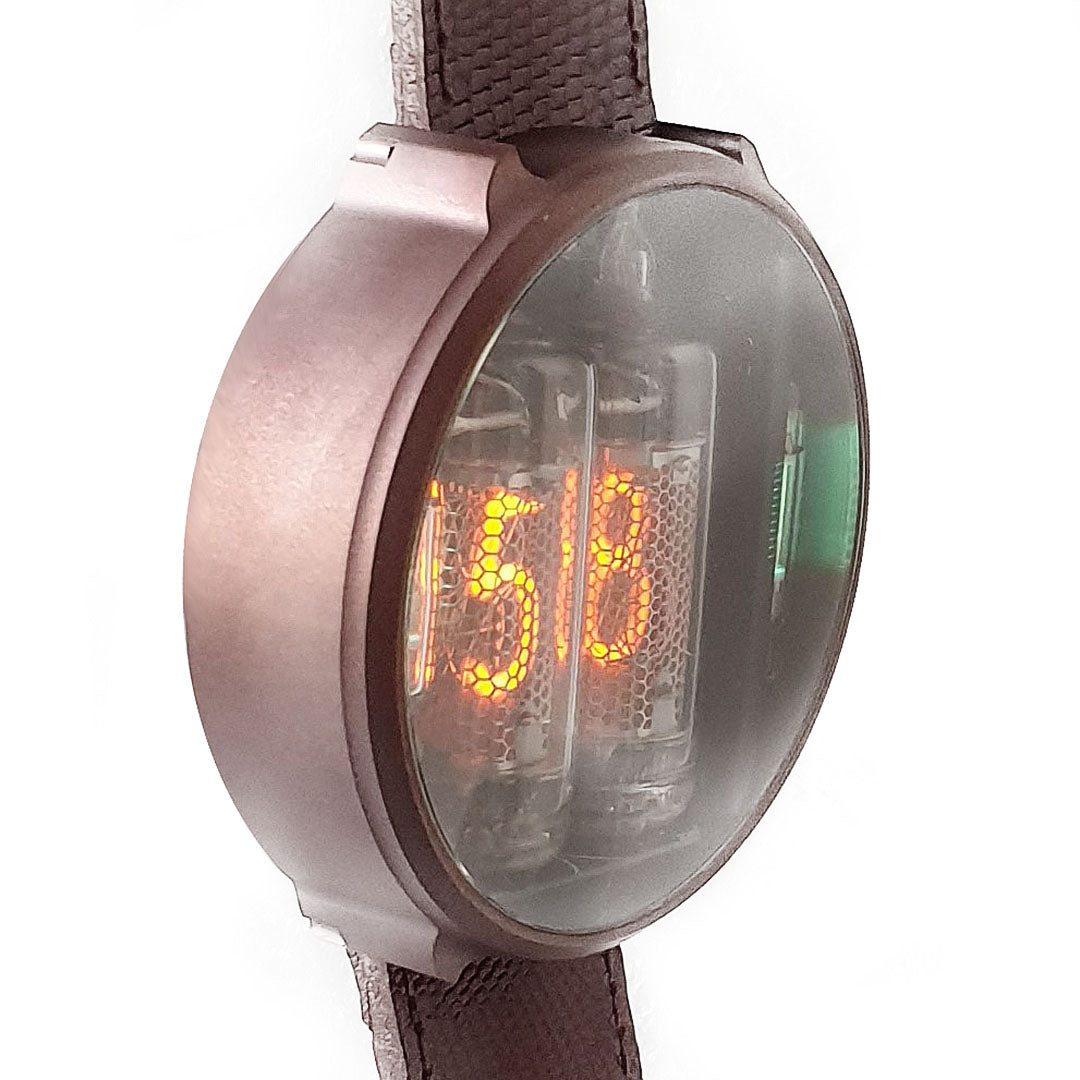 NIWA Nixie watch V 2.0 -Mars Bronze steel case