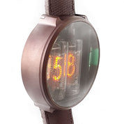 NIWA Nixie watch V 2.0 -Mars Bronze steel case