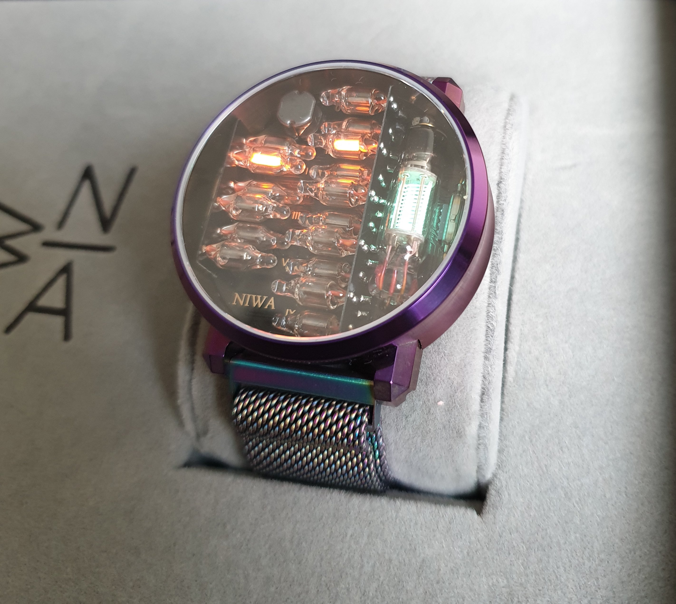 NIWA Lunokhod watch. Carina Nebula case.