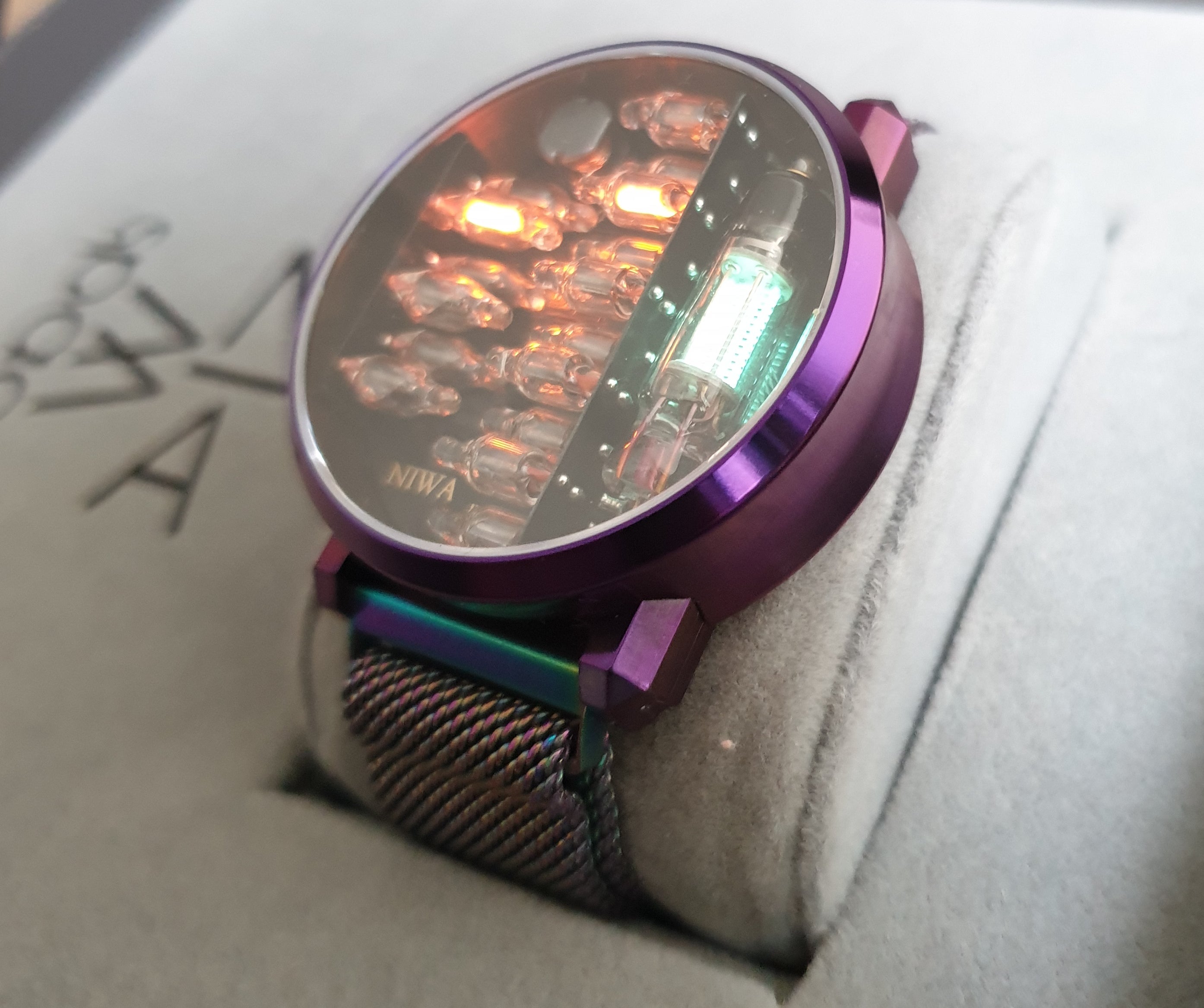 NIWA Lunokhod watch. Carina Nebula case.