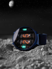 NIWA Nixie watch V 2.0 - Fallout blue. Limited. Only 10 pieces