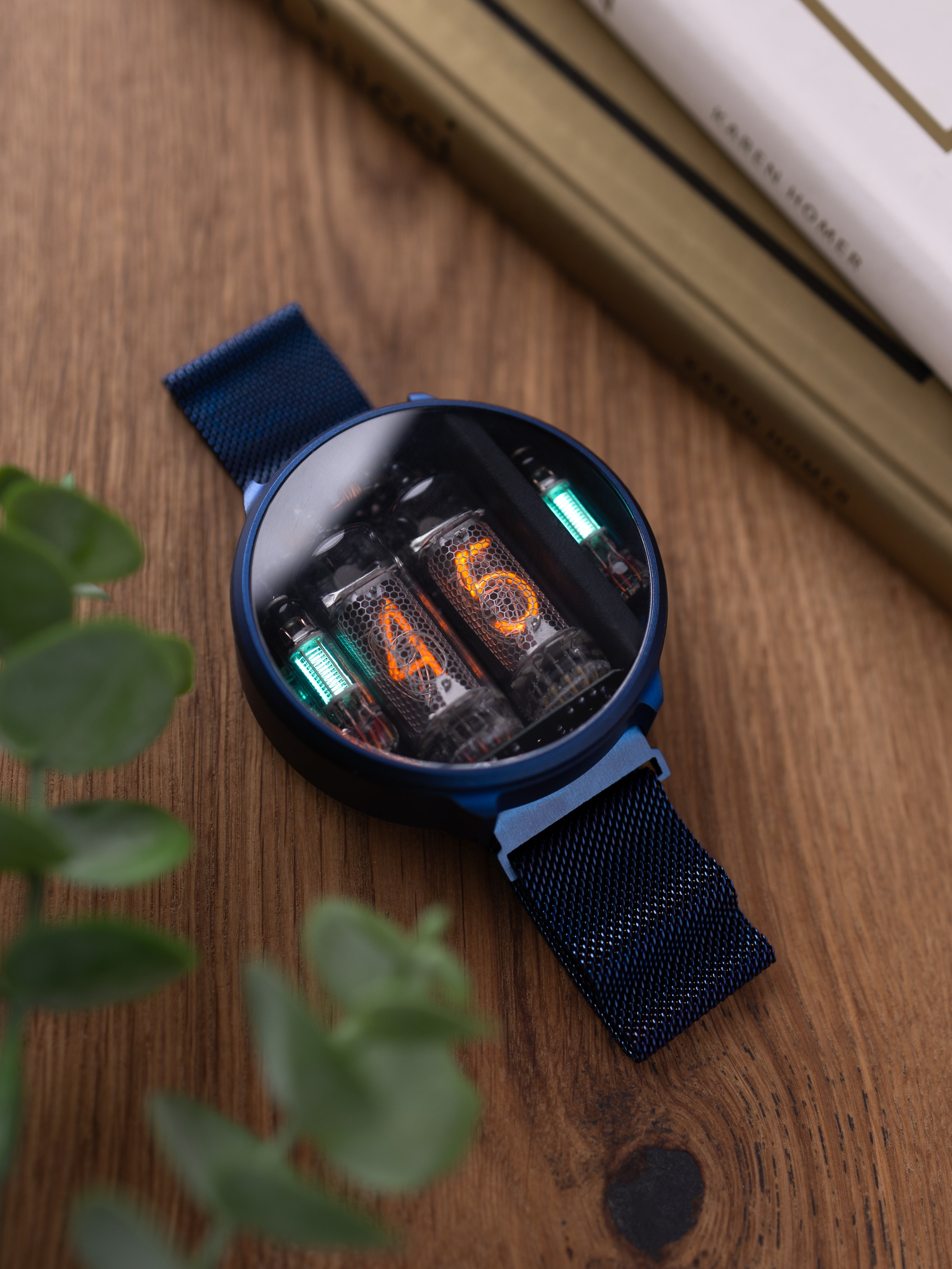 NIWA Nixie watch V 2.0 - Fallout blue. Limited. Only 10 pieces