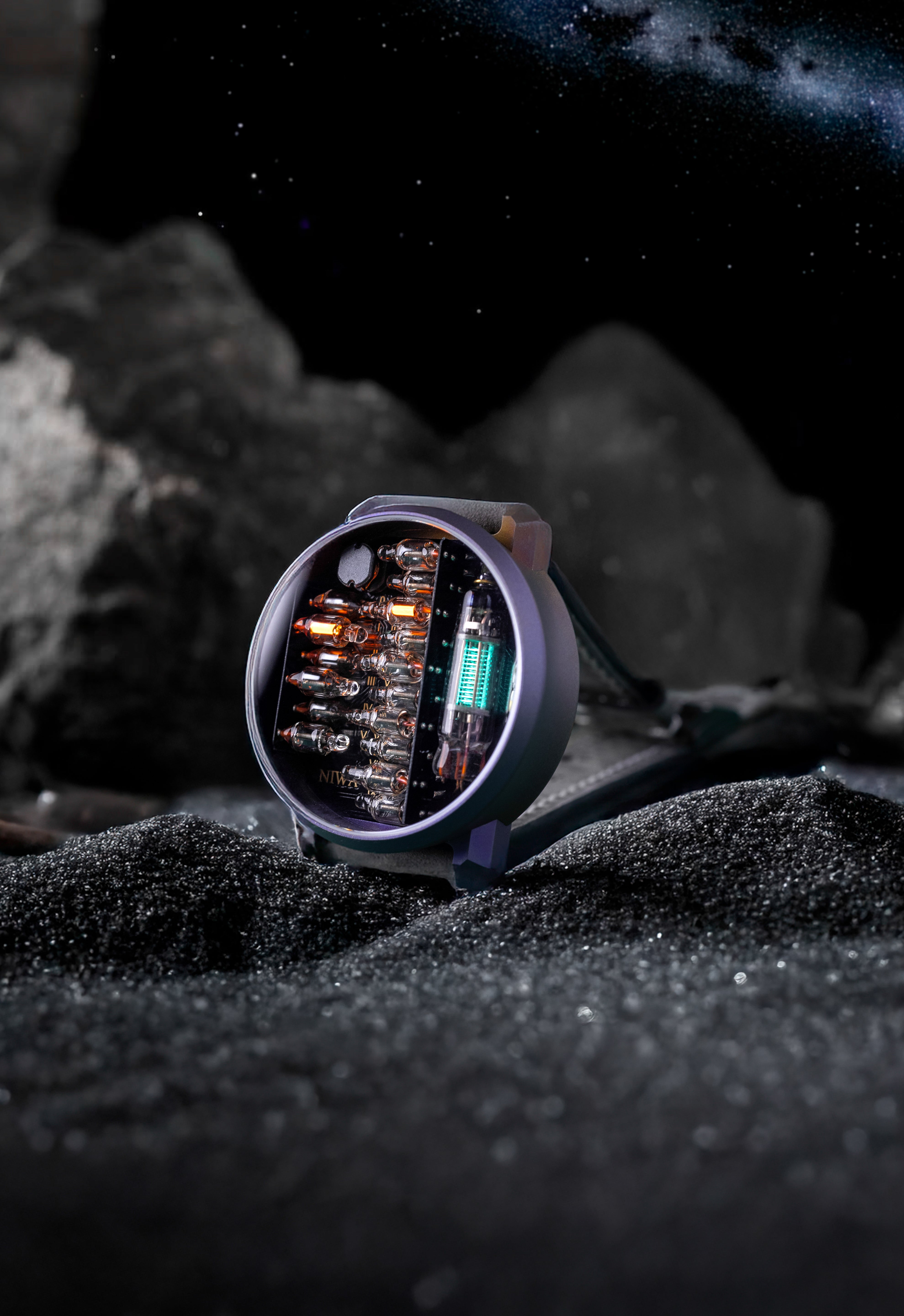 NIWA Lunokhod watch. Carina Nebula case.