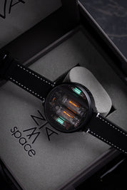 NIWA Nixie watch V 2.0 - Dark nebula case.