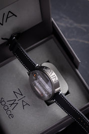 NIWA Nixie watch V 2.0 - Titanium moon gray case.