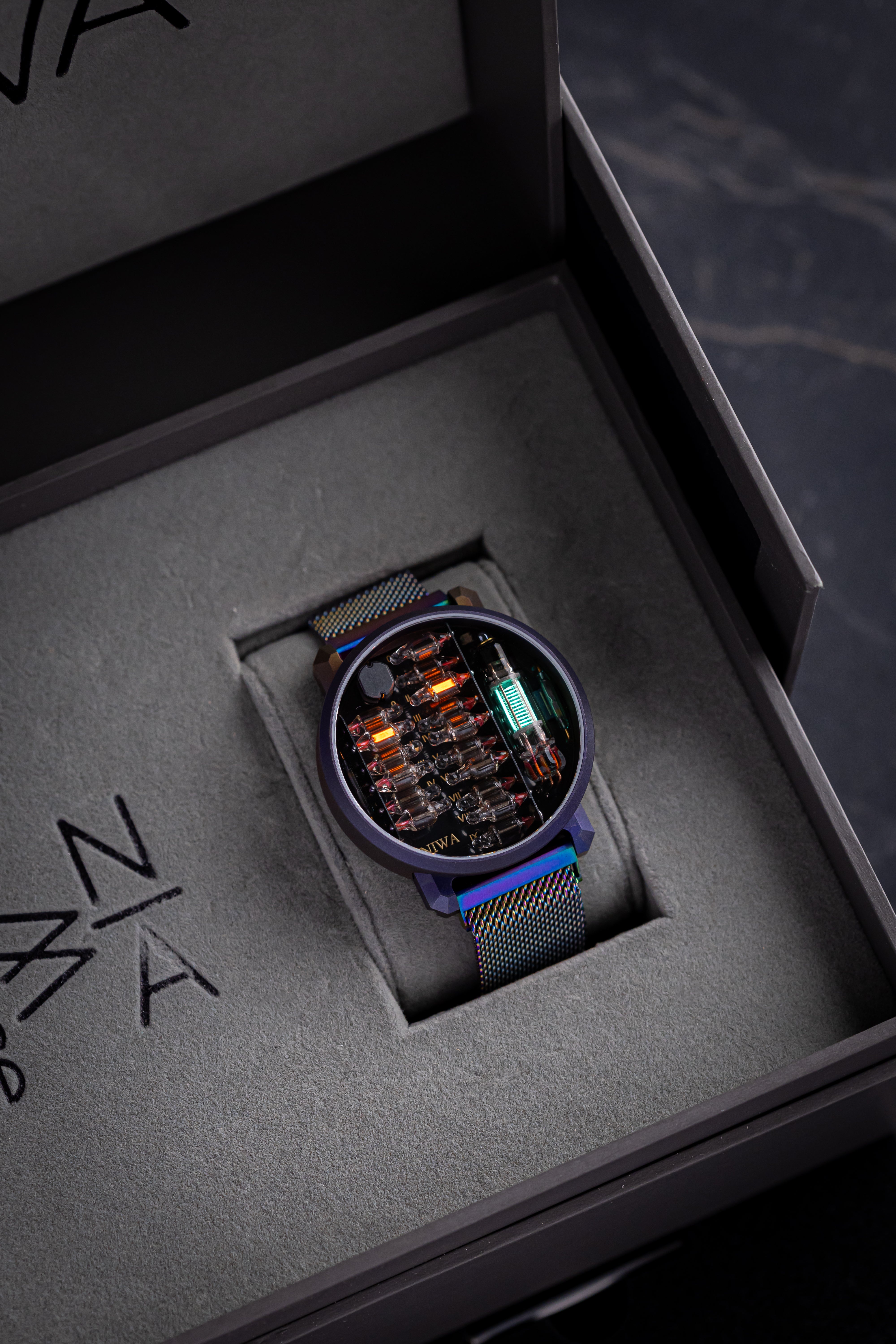 NIWA Lunokhod watch. Carina Nebula case. – NIWA Watches store