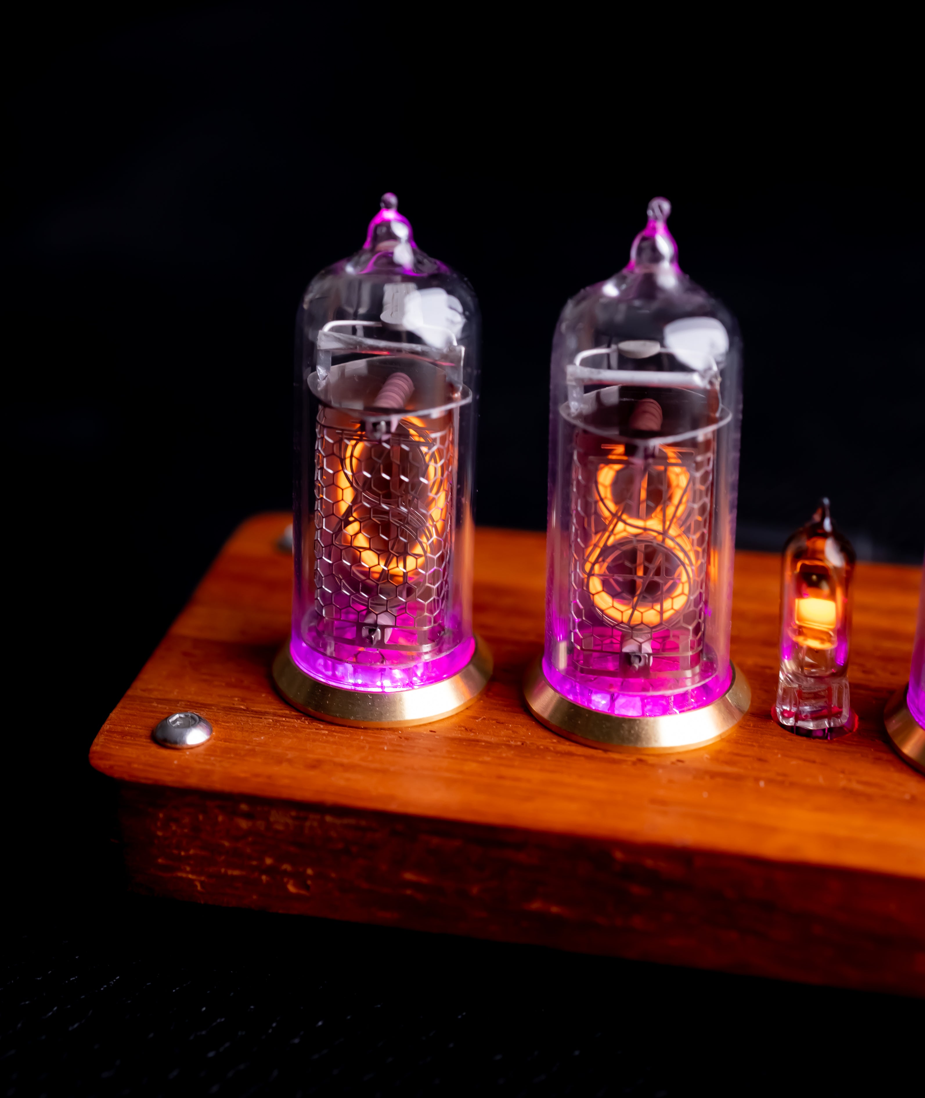 IN-14 Nixie Tube Clock | Retro Vintage Style. Warm Glow. Steampunk. 6 tubes
