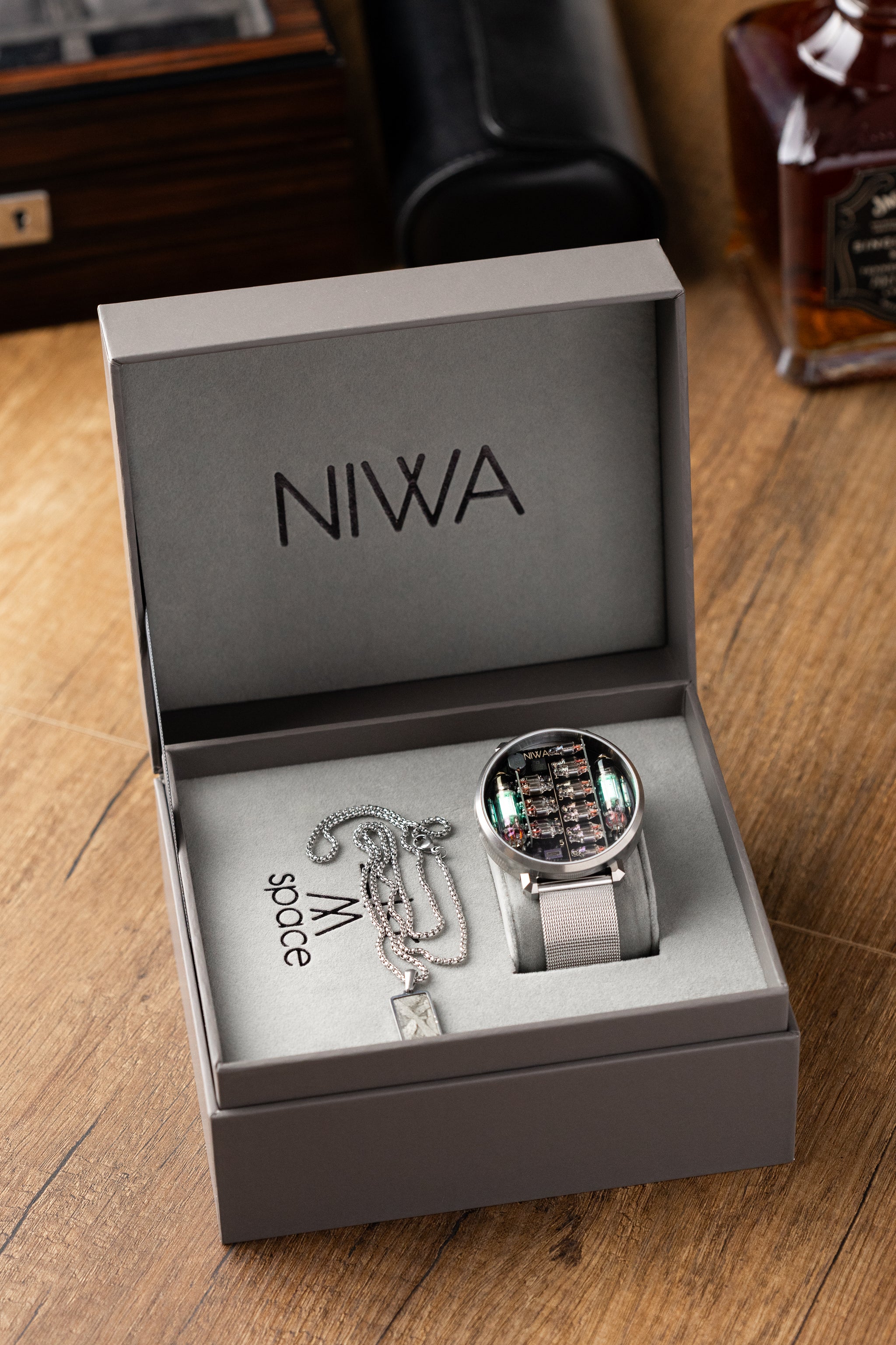 Niwa NIWA Meteorite Pendant – Genuine Aletai Meteorite & Stainless Steel Ne ...