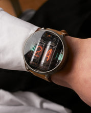 NIWA Nixie watch V 2.0 - Titanium moon gray case.