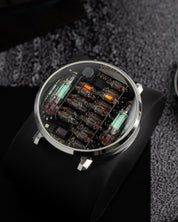 NIWA Lunokhod MAX watch. Polished mirror steel case.