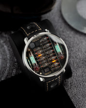 NIWA Lunokhod MAX watch. Polished mirror steel case.