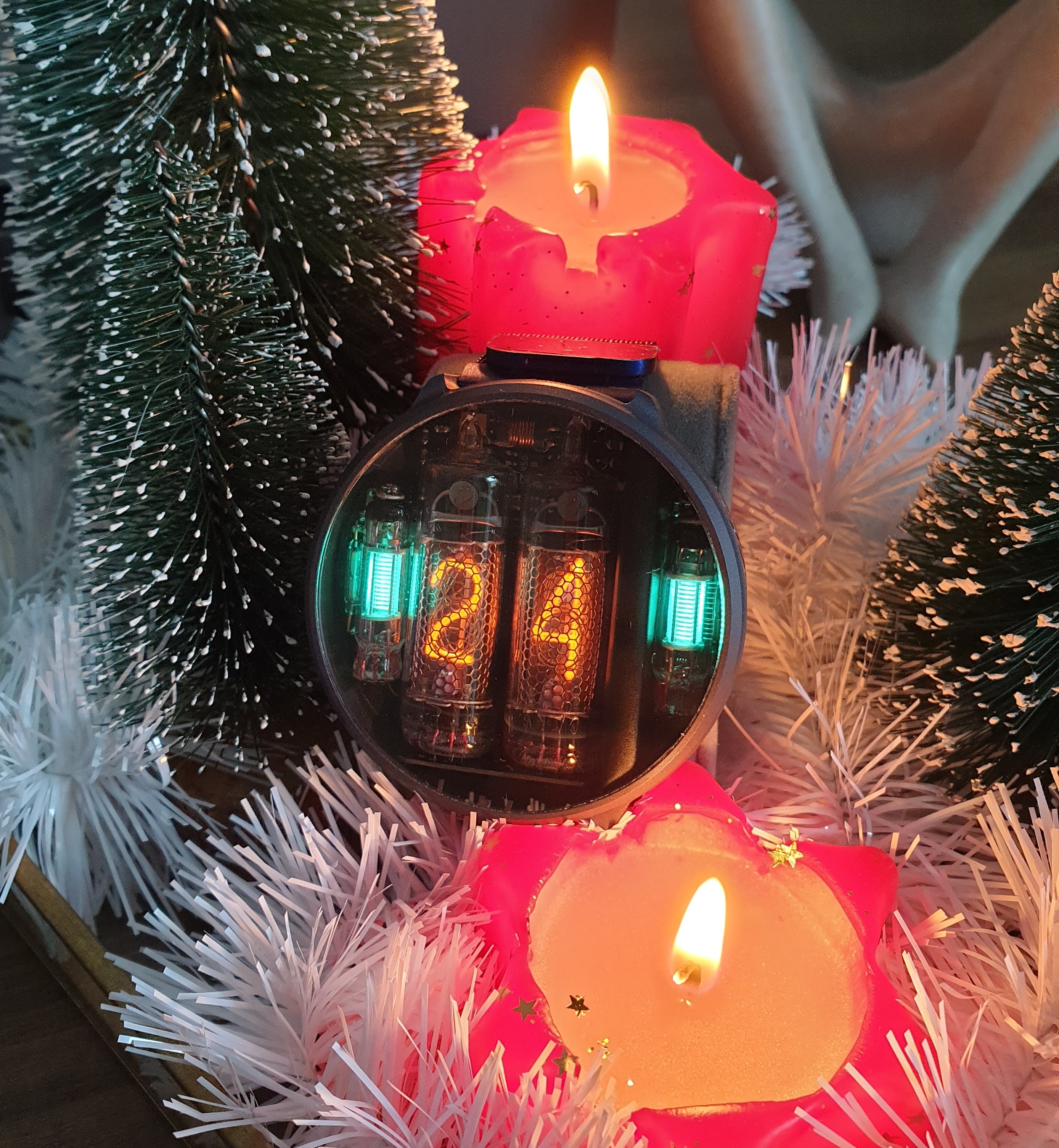 NIWA Nixie watch V 2.0 -  Carina Nebula case