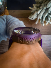 NIWA Nixie watch V 2.0 - Titanium Carina Nebula case