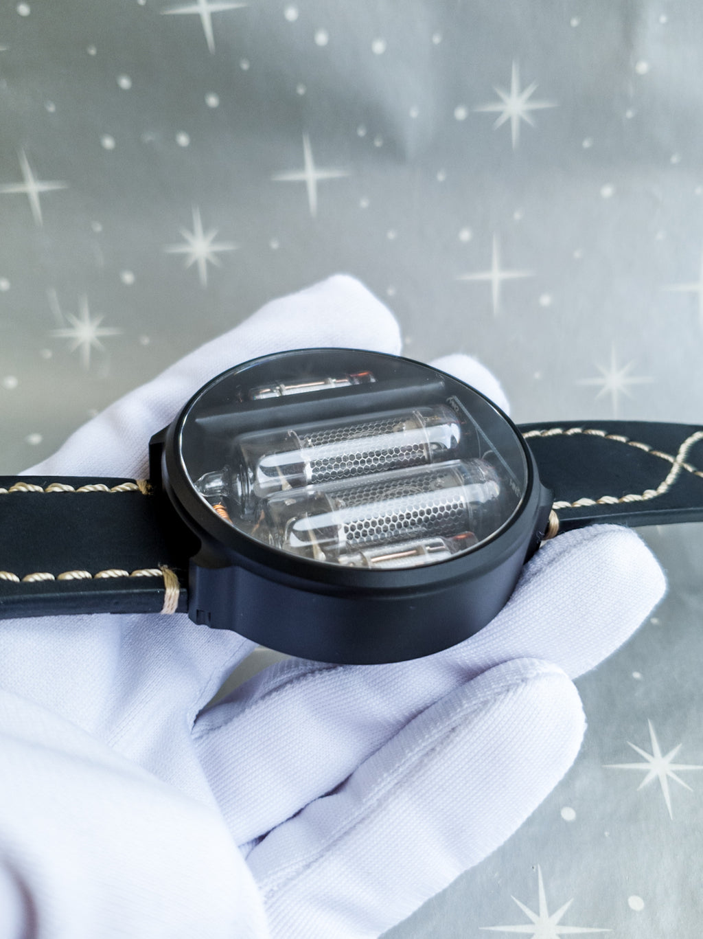 NIWA Nixie watch V 2.0 - Dark nebula case. – NIWA Watches store